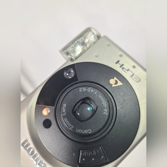 Vintage Canon ELPH APS Point and Shoot Film Camera 24-48mm Zoom-Read Description - Picture 7 of 8